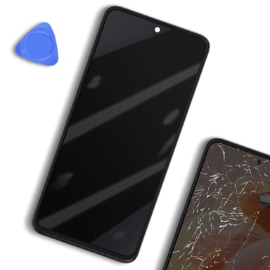 Écran pour Xiaomi Redmi Note 12 Pro 4G LCD + Vitre Tactile + Châssis Noir