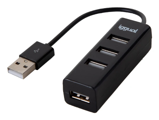 iggual HUB A 4p USB 2.0 480 Mbit/ Neuf - vue 2