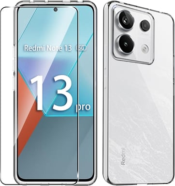 Xiaomi Redmi Note 13 Pro 5G coque tpu protection transparente et vitre