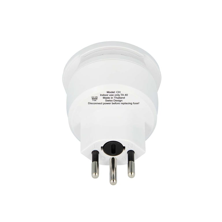 Adaptateur secteur EU / CH - vue 2