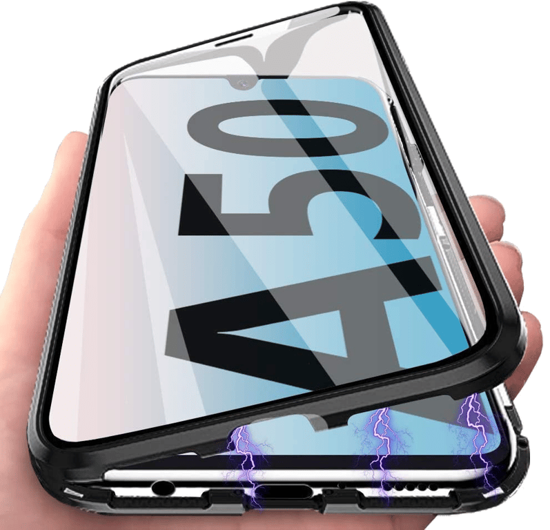 Coque Verre Trempe pour SAMSUNG Galaxy A50 Magnetique Transparente Protection Integrale