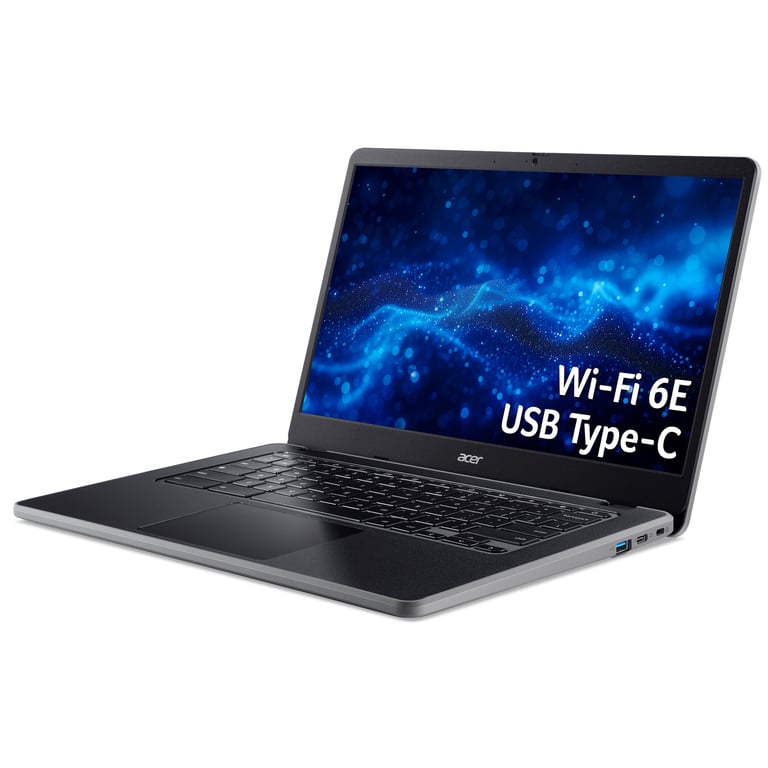 Acer Chromebook C936-TCO-C8V2 Intel® N N100 35,6 cm (14 ) Full HD 8 Go LPDDR5-SDRAM 128 Go eMMC Wi-Fi 6E (802.11ax) ChromeOS Noir - Neuf