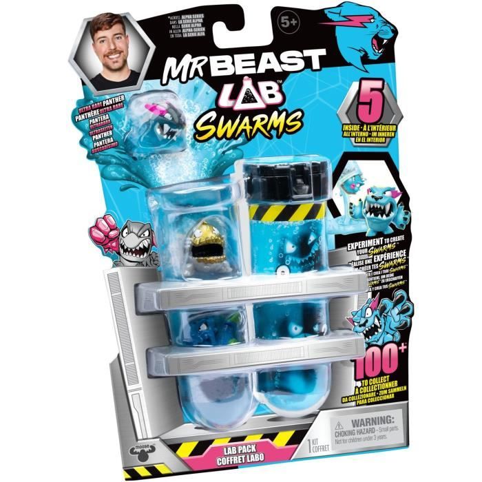 5 MINIS FIGURINES SWARMS MRBEAST LAB - vue 6