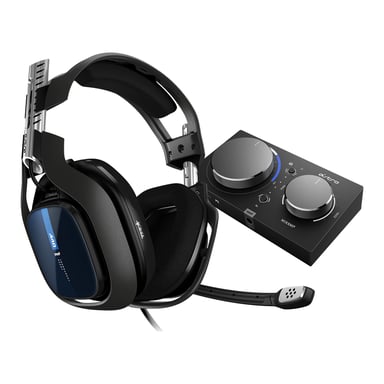 ASTRO Gaming A40 TR + MixAmp Pro TR Auriculares con cable Diadema Play Negro, Azul