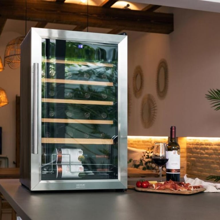Cave à vin sur pied Cecotec GrandSommelier 1550 Inox 15 bouteilles 39 dB - vue 3