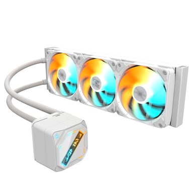 Watercooling AORUS WATERFORCE X II 360 ICE - Refroidissement Liquide CPU Avec écran LCD - Compatible Intel/AMD - Ventilateurs ARGB 120mm