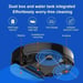 Robot aspirateur laveur LIECTROUX X6 LDS/SLAM 4000Pa WiFi contrôle vocal noir
