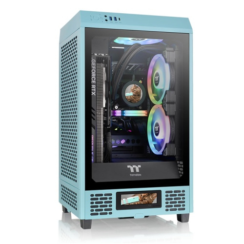 Thermaltake Tower 200 Mini Tower Turquoise - Neuf