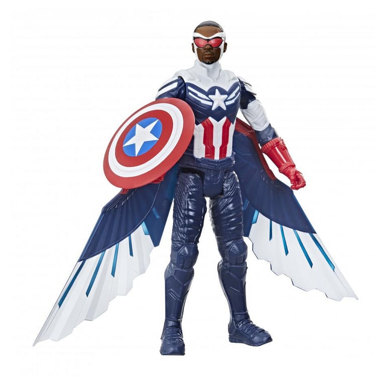 Figurine Marvel Avengers Titan Hero Nouveau Captain America avec Ailes Wakandaises Neuf - vue 5