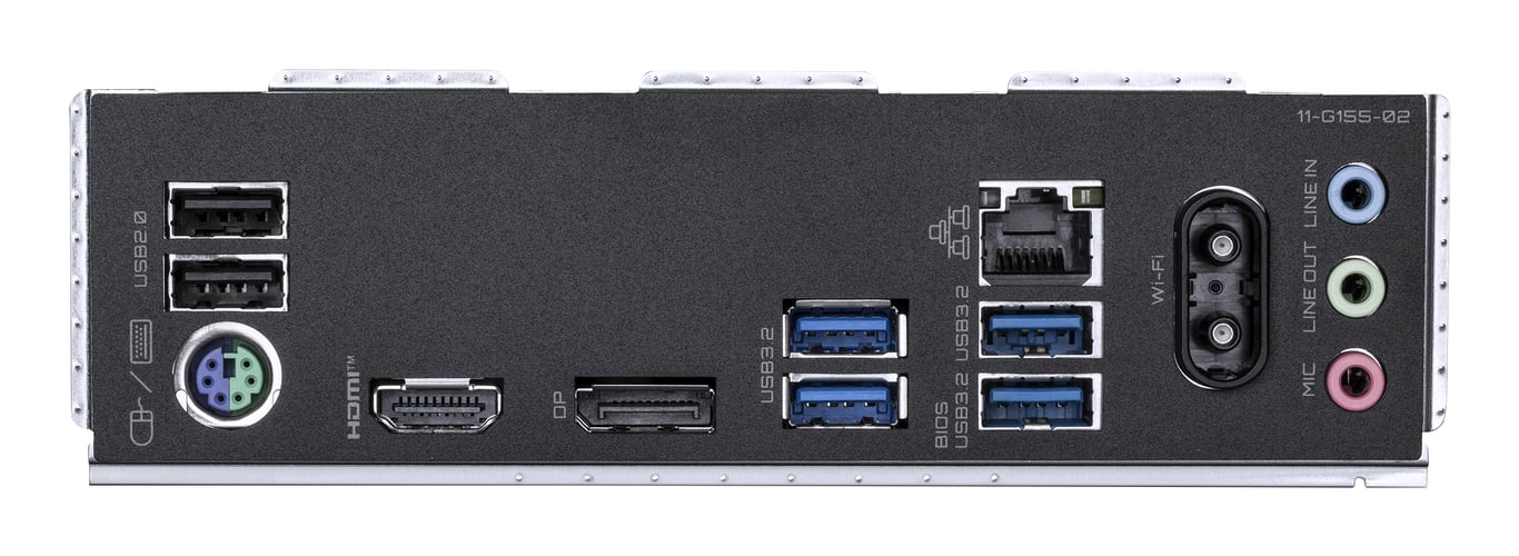 GIGABYTE B550M GAMING X WIFI6 Carte mère Processeurs AMD Ryzen 5000 VRM 5+3 phases jusqu'à 3200 MHz DDR4 1x .2 PCIe 4.0 + 1x .2 PCIe 3.0 Wi Fi 6 LAN 1 GbE USB 3.2 Gen 1 Neuf - vue 2