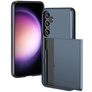 imoshion Coque arrière avec porte-cartes pour Samsung Galaxy S24 Plus - Bleu foncé