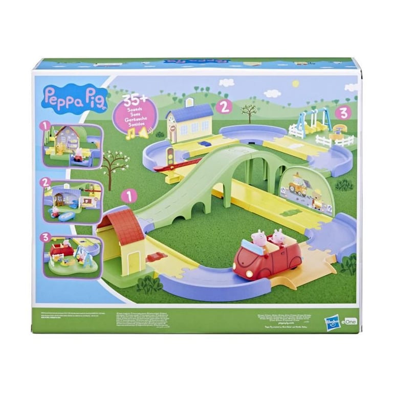 Peppa Pig Le Circuit en Ville de Peppa avec Piste Ajustable inclut véhicule et 1 Figurine +35 Sons à partir de - vue 4
