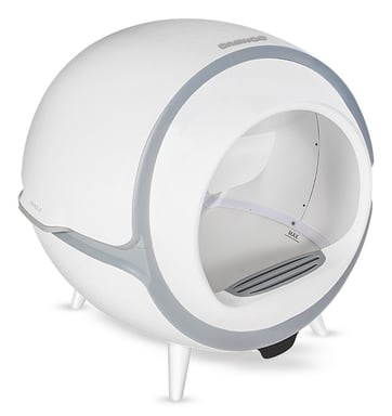 Daewoo D-HIPC101 bac à litière pour chiens et chats Chat Bac à litière autonettoyant Gris, Blanc