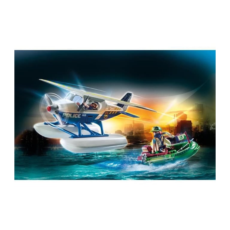 Playmobil 70779 Hydravion Police Bandit - vue 3
