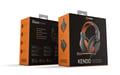 Krom Kendo Auriculares Alámbrico Diadema Juego Negro, Naranja