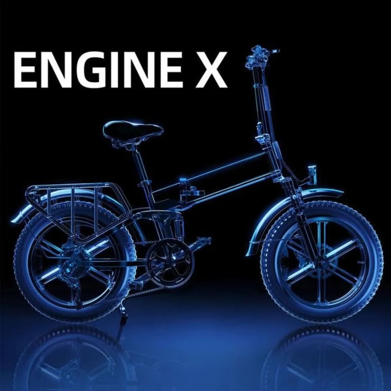 Vélo électrique ENGWE ENGINE X - 250W 60KM autonomie - Freins à disque - Noir