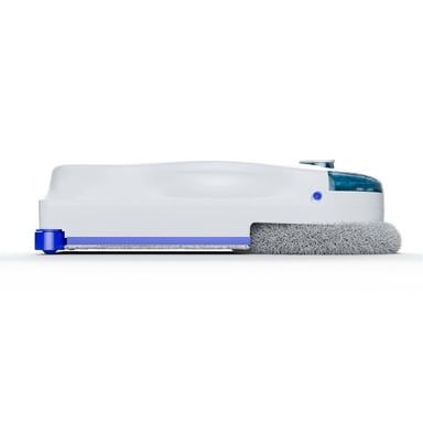 Robot lavavetri HUTT W10 Bianco, senza tracce, separazione secco/umido, frequenza variabile IA, 10 cm/s, serbatoio 80 ml, 65 dB