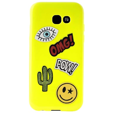 Custodia per Samsung Galaxy A3 (2017) con 5 adesivi inclusi