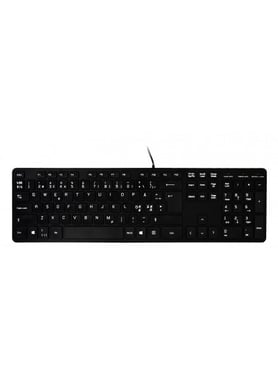 Port Designs 900752-FR teclado USB AZERTY Francés Negro