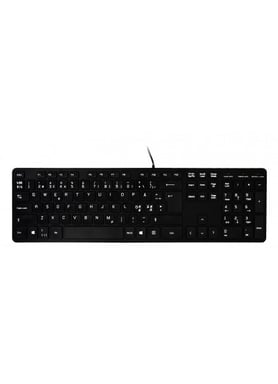 Port Designs 900752-FR teclado Oficina USB AZERTY Francés Negro