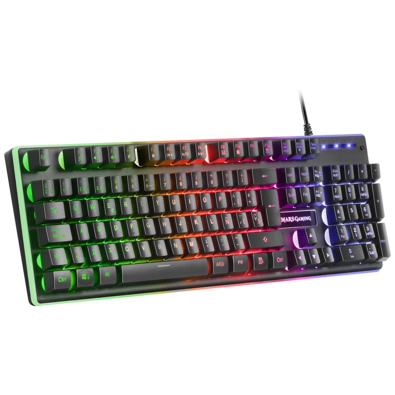 Ensemble Clavier et Souris Mars Gaming MCPXBPT – USB, Rétroéclairé, Portugais - vue 8