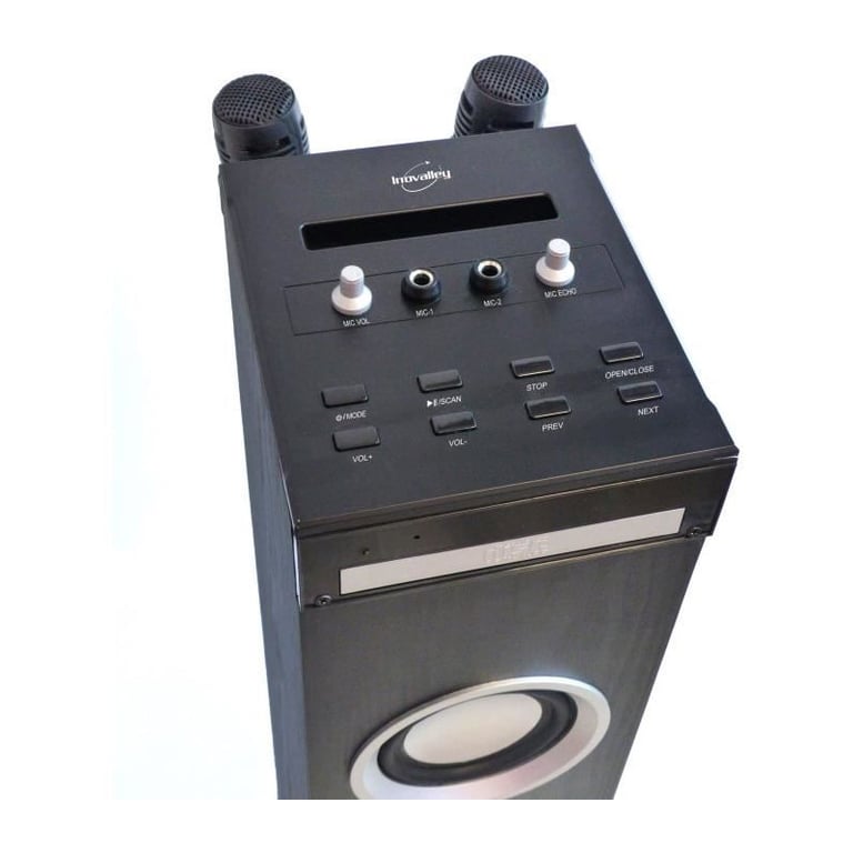 Inovalley HP49CD Tour de son Bluetooth Lecteur CD et fonction Karaoké Radio FM Port USB Entrée aux in - vue 4