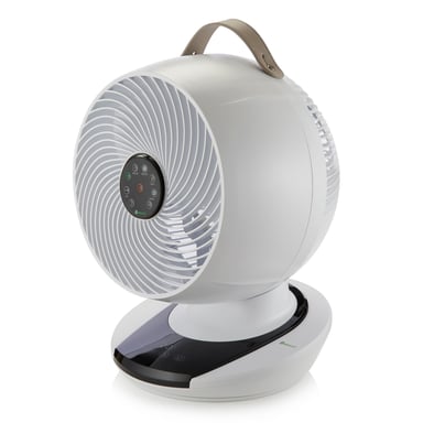MEACO MeacoFan 1056, Ventilatore d'Aria, Ideale per Camere da Letto e Soggiorni, Ultra Silenzioso con Oscillazione a 360°, Motore a Basso Consumo, 12 Velocità, Telecomando, Bianco