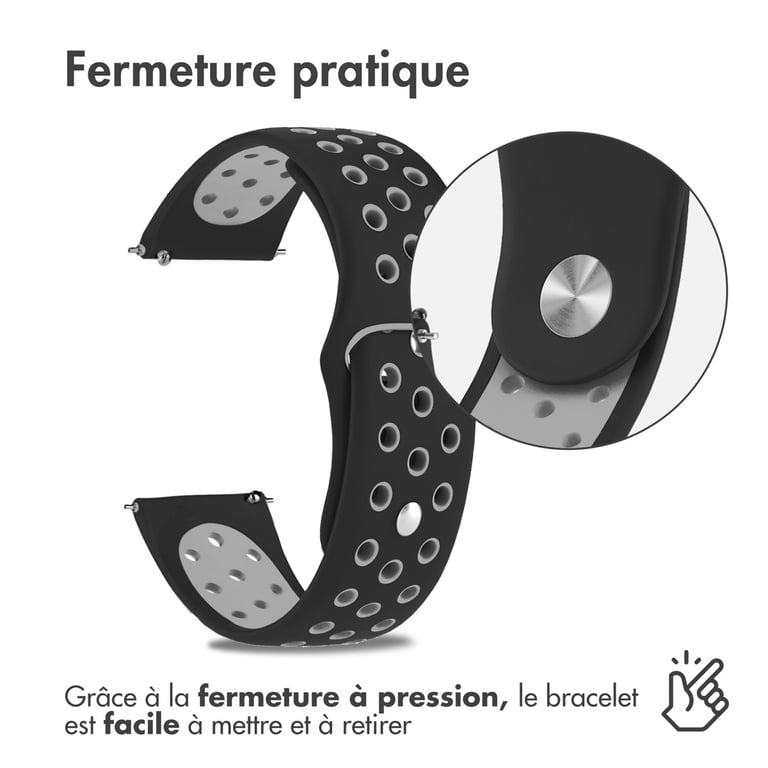 Bracelet 18mm Sport en Silicone - vue 2