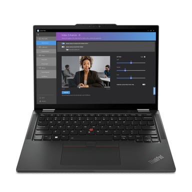 Lenovo ThinkPad X13 2-in-1 Gen 5 Intel Core Ultra 7 155U Hybride (2-en-1) 33,8 cm (13.3'') Écran tactile WUXGA 16 Go LPDDR5x-SDRAM 512 Go SSD Wi-Fi 6E (802.11ax) Windows 11 Pro Français Noir