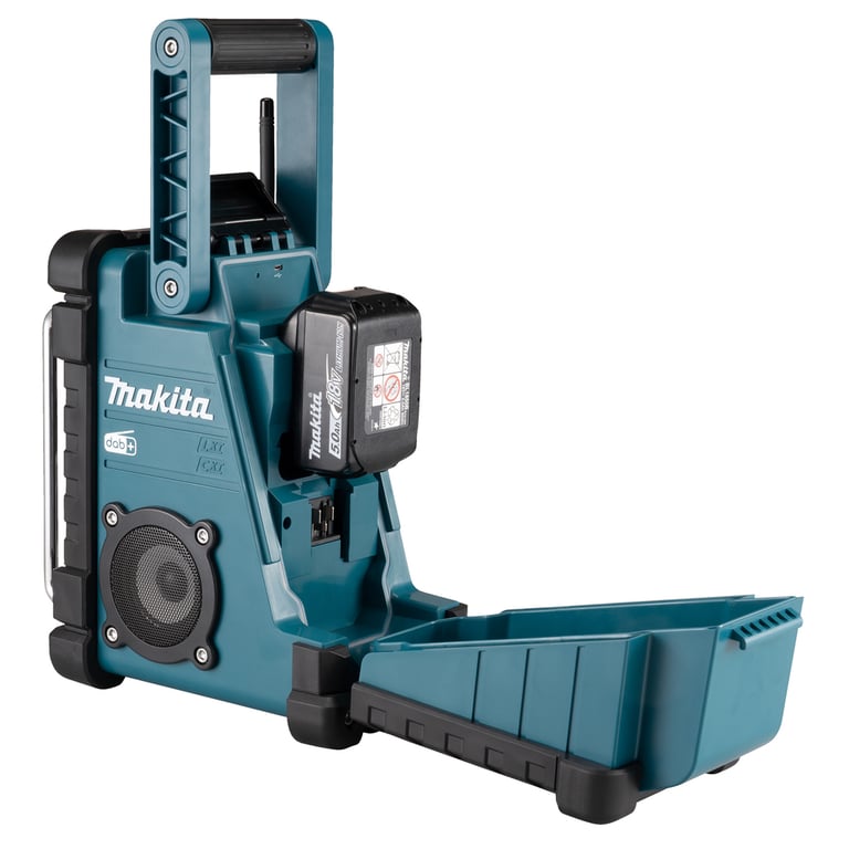 Radio Sans Fil MAKITA DMR110N – Batterie Li-Ion 12V/18V, Tuner DAB/DAB+, IP64 - vue 3
