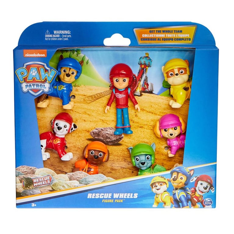 Paw Patrol Pat Patrouille Coffret Cadeau 7 Figurines Rescue Wheels Figurine À Collectionner Thème Tout Terrain Pat Patrouille Jouet Cadeau Enfant Et + Jouet Enfant Et + - vue 10