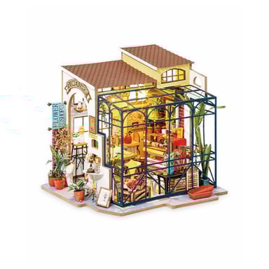 Modelo en miniatura de la floristería de Emily - Artisanat Créatif