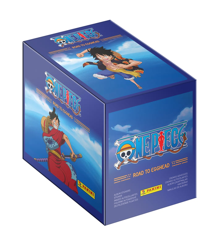 Boîte Panini One Piece Road To Egghead – 8 Pochettes 64 Cartes - vue 3