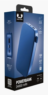 Fresh 'n Rebel 2pb24100tb banque d'alimentation électrique 24000 mAh Bleu