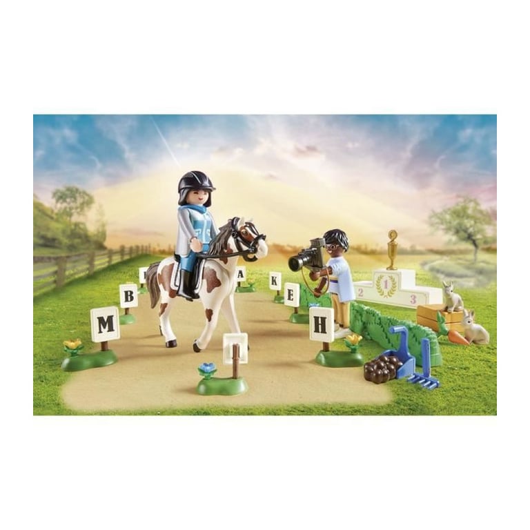 Parcours D'obstacles Pour Chevaux Country 70996 Playmobil La Boîte - vue 3