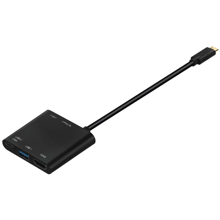 Adaptateur multiport USB-C 4 en 1 pour 2xUSB3.1, HDMI et USB-C (données)