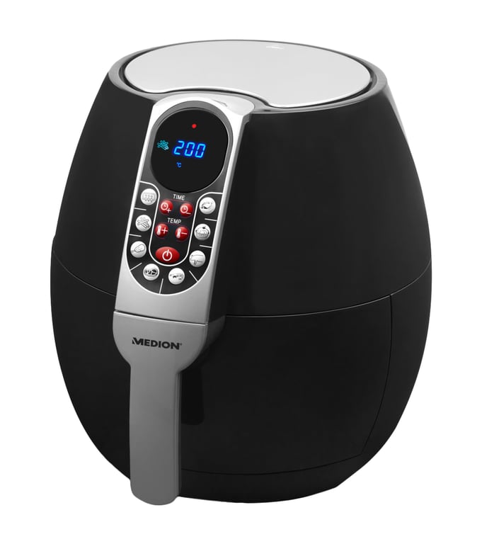 Medion FRITEUSE A AIR CHAUD SANS HUILE - MD 17320 - PANNEAU DE COMMANDE NUMÉRIQUE - 8 PROGRAMMES - 8 L - 1500W
