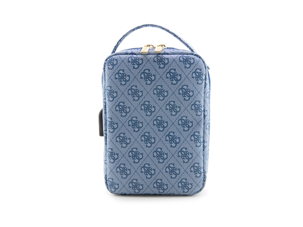 Sacoche de voyage avec port USB Modèle Stripe 4G Bleu - Neuf