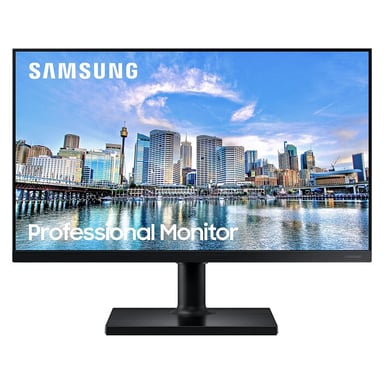 SAMSUNG - ecran samsung 24'' (61cm), 1920 x 1080 full hd, format 16:9, frequence 75hz, 5ms, rotatif, inclinable, pivotant Noir