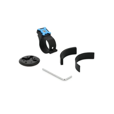 Supporto antivibrazioni per smartphone da bicicletta/scooter, supporto universale per telefono Made in France, installazione facile e sicura, nero