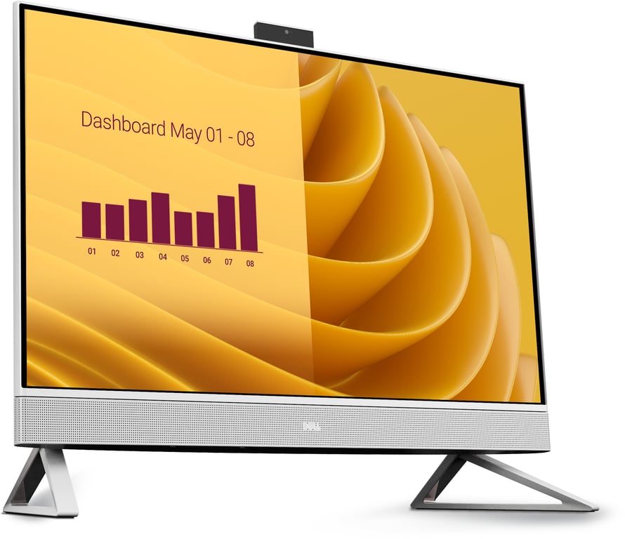 DELL EC27250 Intel® Core™ i5 i5 68 6 cm 27 1920 x 1080 pixels PC All in One DDR5 SDRAM SSD Windows 11 Pro Wi Fi 6E 802.11ax Neuf - vue 2