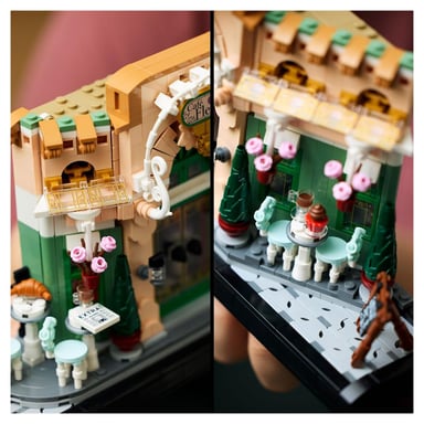 Café Français LEGO Icons 10362 - Set de Construction Décoratif pour Adultes