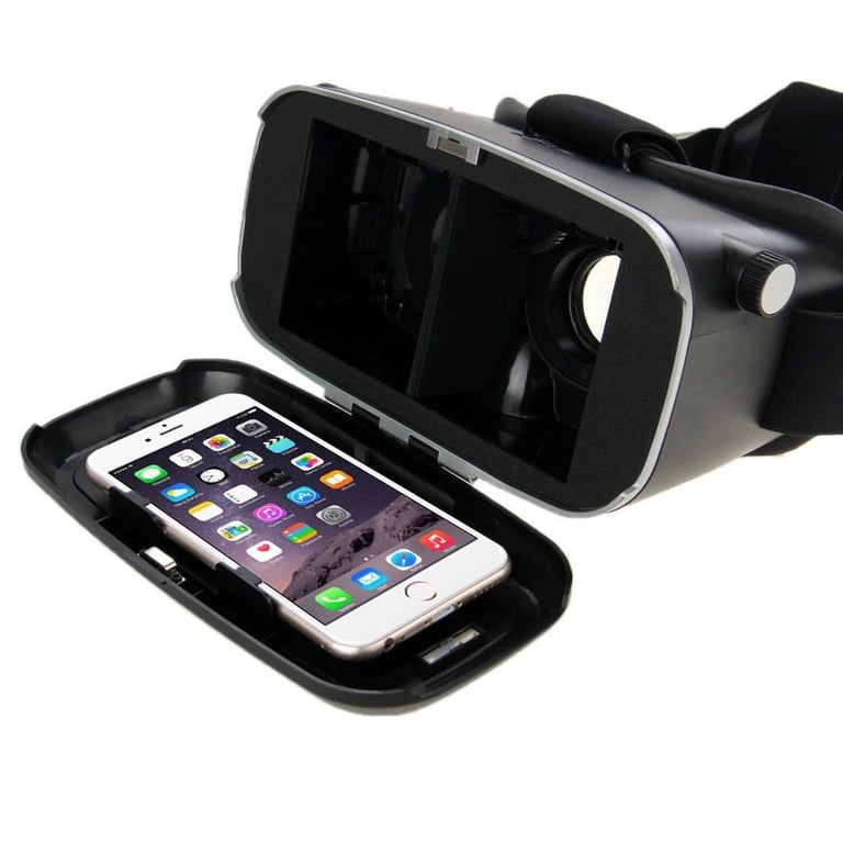 Casque Vr Universel Réalité Virtuelle 3D Ajustable Smartphone 3.5-6 Pouces  Blanc YONIS - Yonis
