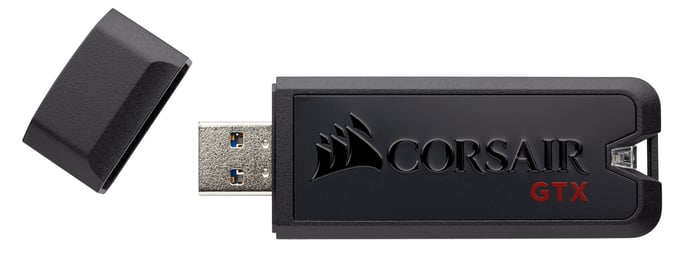 Corsair Flash Voyager GTX unidad flash USB 128 GB USB tipo A 3.2 Gen 1 (3.1 Gen 1) Negro