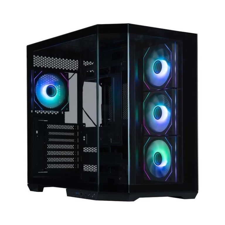 Boitier PC - BITFENIX - T10 ARGB - Sans alimentation - Cube - Format ATX - Noir - Neuf