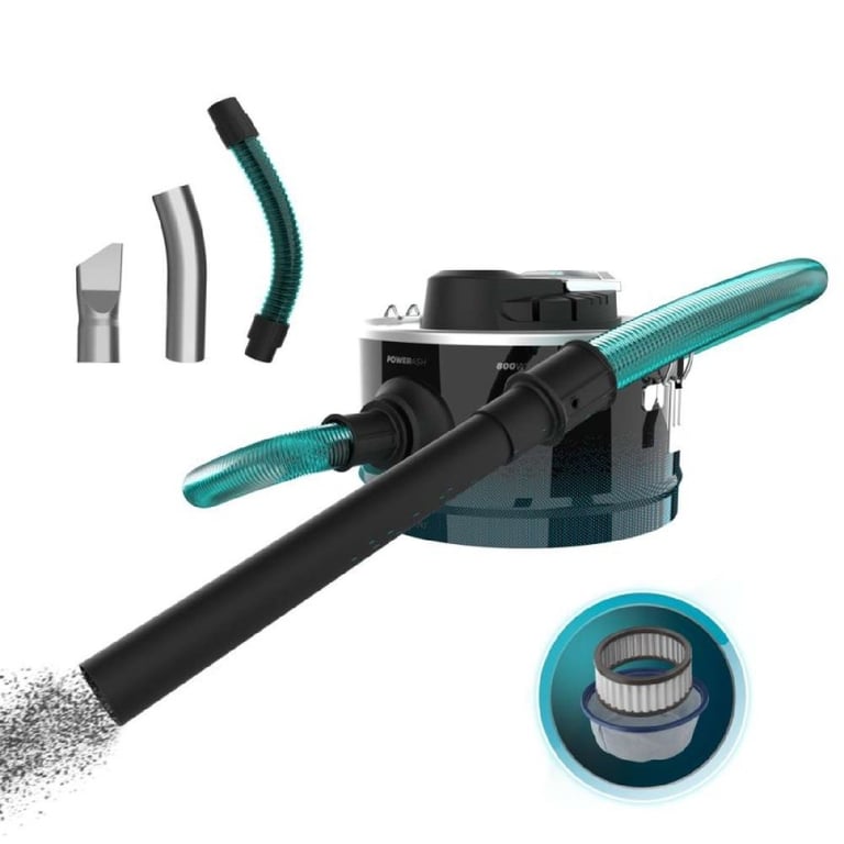 Aspirateur à Cendres Cecotec Conga Ash 2000 Home 800W – Réservoir 10L Inox