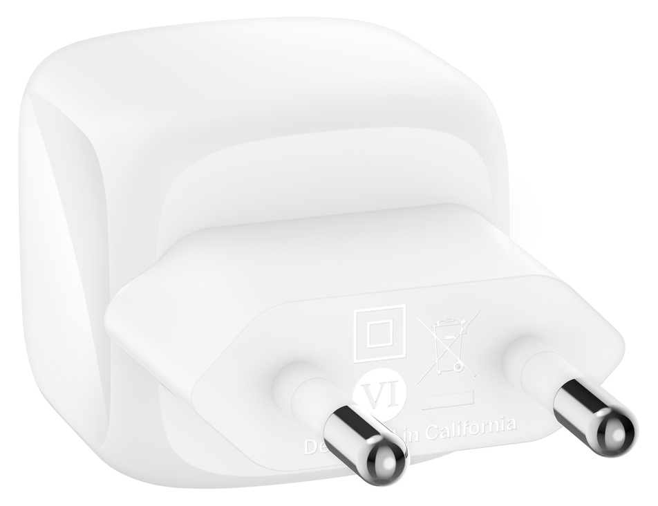 Belkin BoostCharge Ordinateur portable, Smartphone, Tablette Blanc Secteur Charge rapide Intérieure - Neuf