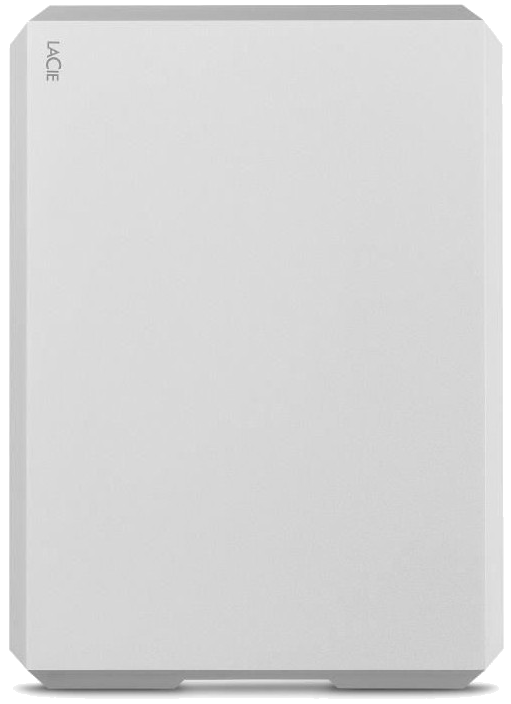 Disque Dur Externe - LaCie Mobile Drive Moon Silver - 2To - USB-C/USB3.0