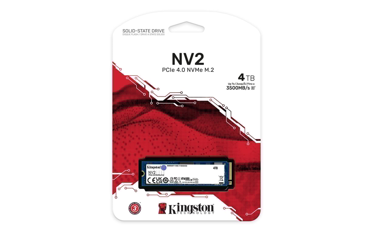 Kingston Technology NV2 .2 2280 PCIe 4.0 NVMe SSD Neuf - vue 2