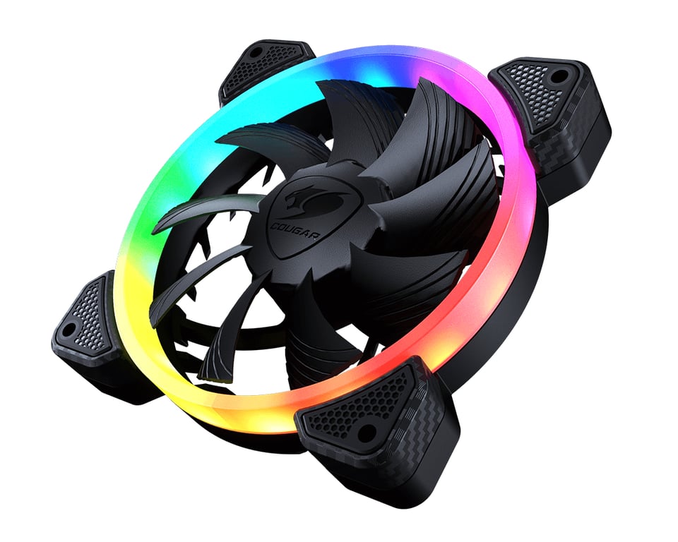 Cougar Lot de 3 Ventilateurs de boitier Vortex VK RGB 12cm Neuf - vue 2